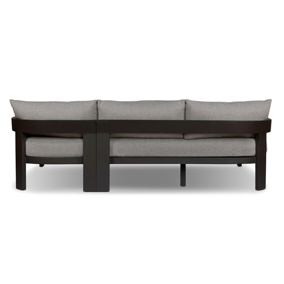 Jackson Outdoor Metal 2-Piece Sectional - Concha Fog