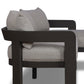 Jackson Outdoor Metal 2-Piece Sectional - Concha Fog