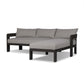Jackson Outdoor Metal 2-Piece Sectional - Concha Fog