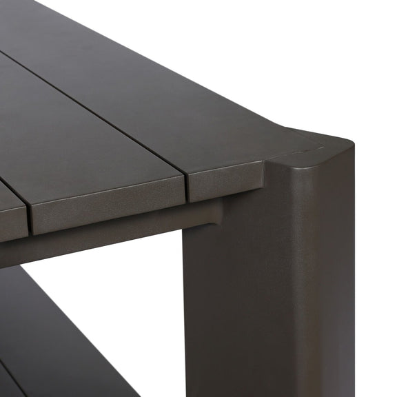 Soho Outdoor Metal Console Table - Bronze