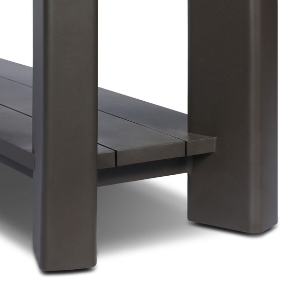 Soho Outdoor Metal Console Table - Bronze