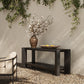 Soho Outdoor Metal Console Table - Bronze