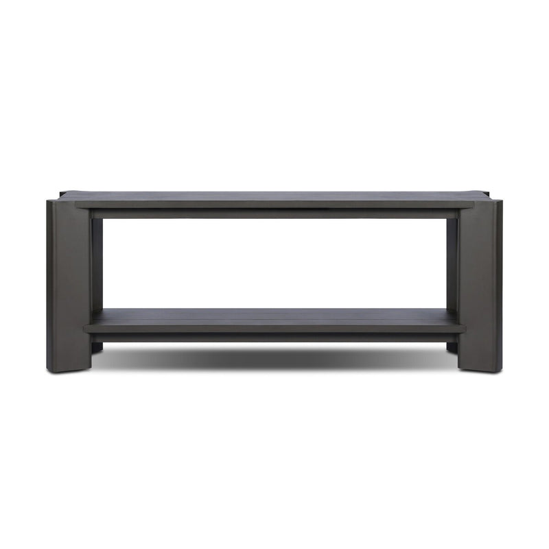 Soho Outdoor Metal Console Table - Bronze