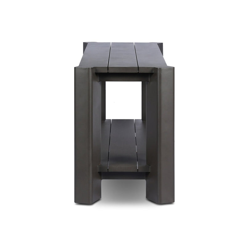 Soho Outdoor Metal Console Table - Bronze