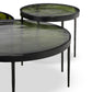 Yoko Nesting Tables (Set of 3) - Moss Cast Glass