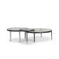 Yoko Nesting Tables - Set Of 3 - Clear Cast Glass