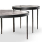 Yoko Nesting Tables - Set Of 3 - Clear Cast Glass