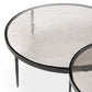 Yoko Nesting Tables - Set Of 3 - Clear Cast Glass