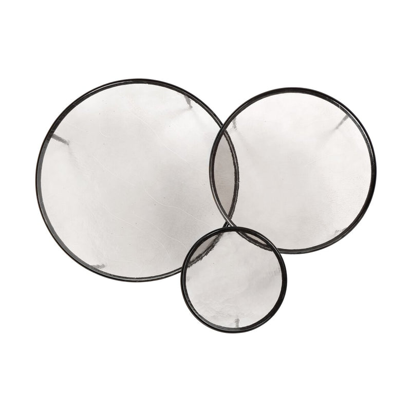 Yoko Nesting Tables - Set Of 3 - Clear Cast Glass