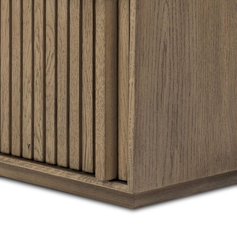 Leo 5-Drawer Dresser - Rustic Grey