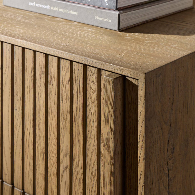 Leo 5-Drawer Dresser - Rustic Grey