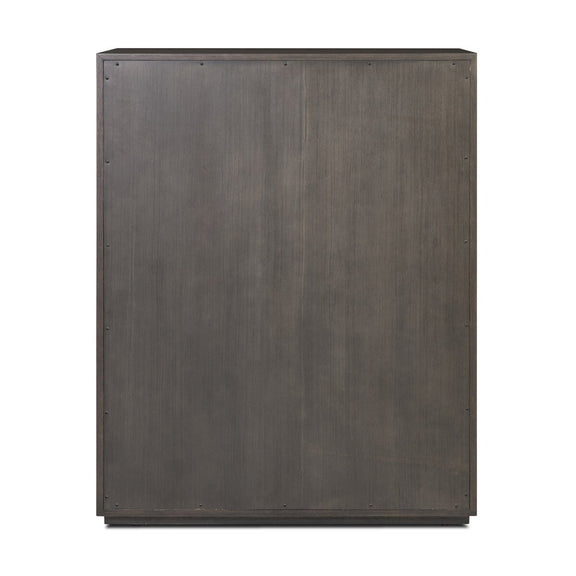 Leo 5-Drawer Dresser - Smoked Black