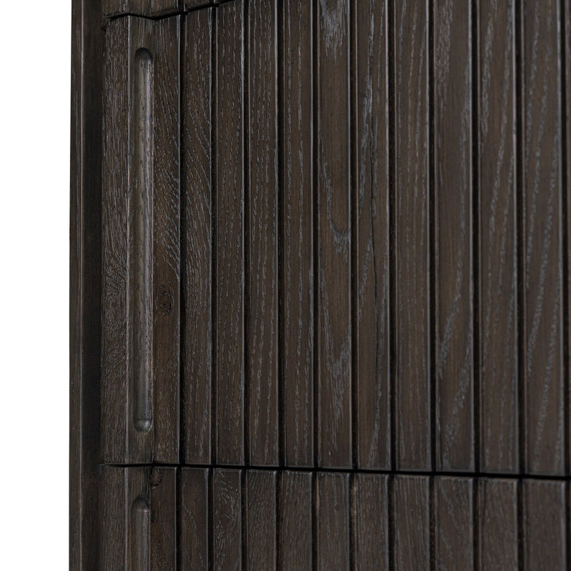 Leo 5-Drawer Dresser - Smoked Black