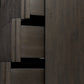 Leo 5-Drawer Dresser - Smoked Black