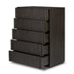 Leo 5-Drawer Dresser - Smoked Black