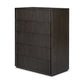 Leo 5-Drawer Dresser - Smoked Black