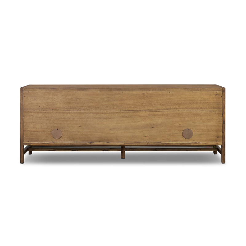 Sullivan Media Console - Saddle Tan Veneer