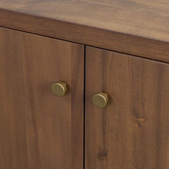 Sullivan Media Console - Saddle Tan Veneer
