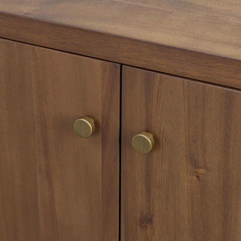 Sullivan Media Console - Saddle Tan Veneer