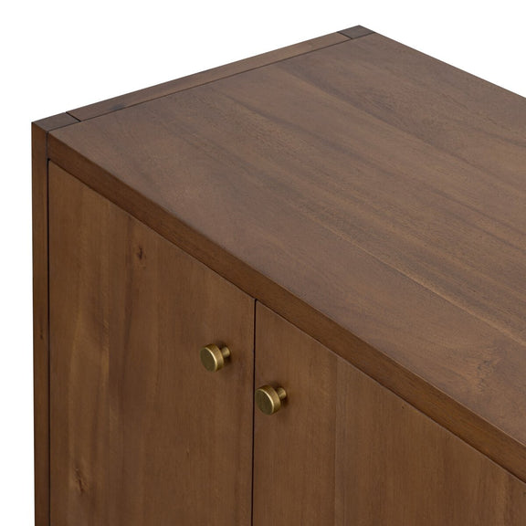 Sullivan Media Console - Saddle Tan Veneer