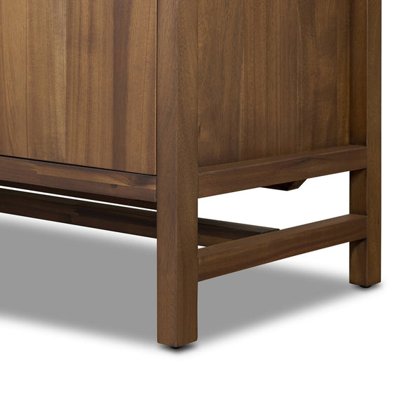 Sullivan Media Console - Saddle Tan Veneer
