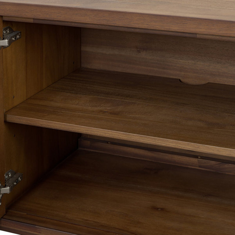 Sullivan Media Console - Saddle Tan Veneer