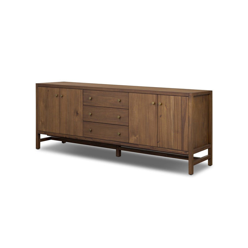Sullivan Media Console - Saddle Tan Veneer