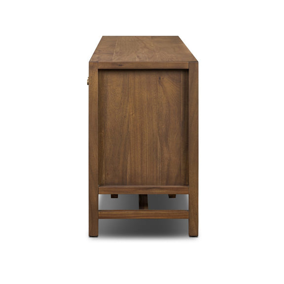 Sullivan Media Console - Saddle Tan Veneer