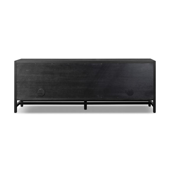 Sullivan Media Console - Black Acacia Veneer