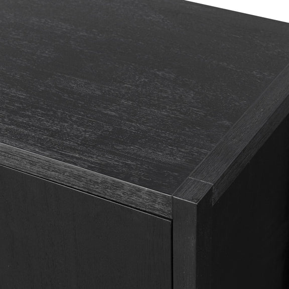 Sullivan Media Console - Black Acacia Veneer