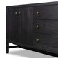 Sullivan Media Console - Black Acacia Veneer