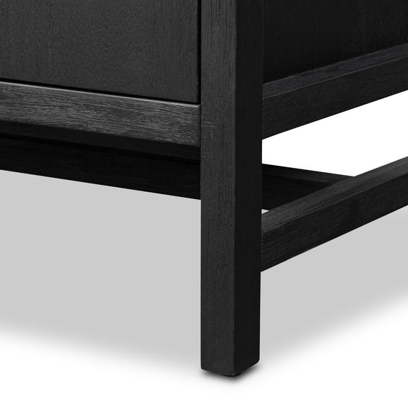 Sullivan Media Console - Black Acacia Veneer