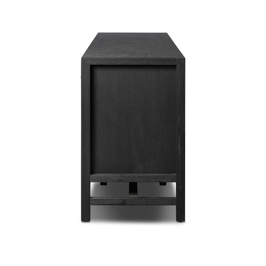 Sullivan Media Console - Black Acacia Veneer