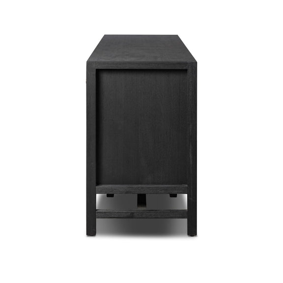 Sullivan Media Console - Black Acacia Veneer