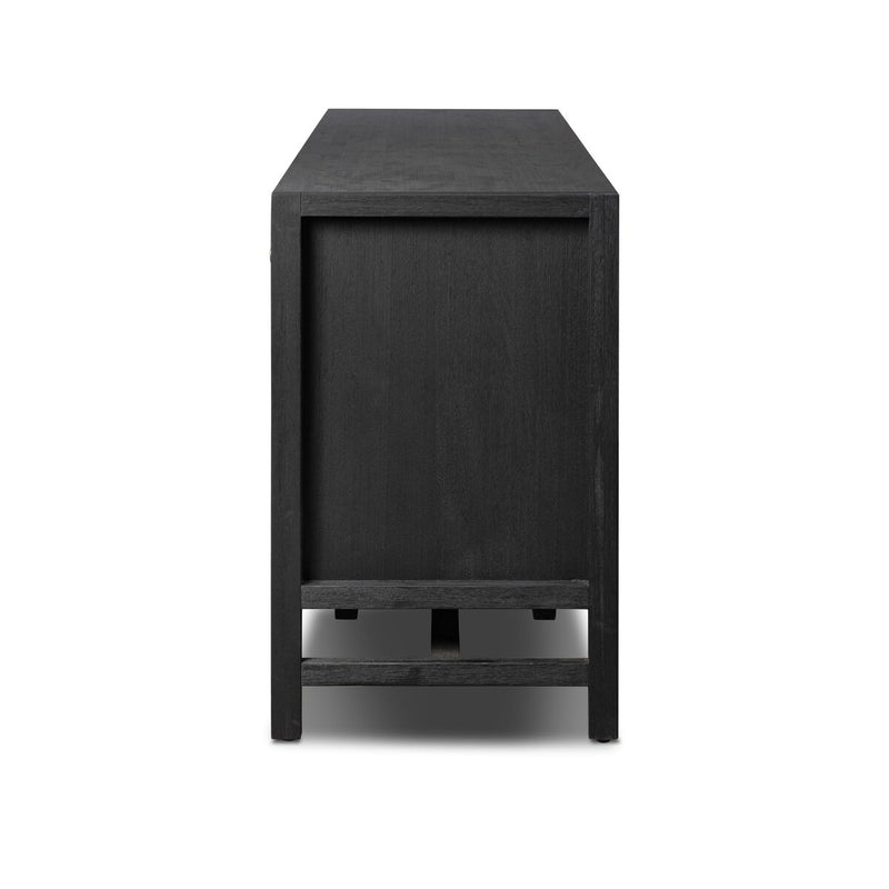 Sullivan Media Console - Black Acacia Veneer