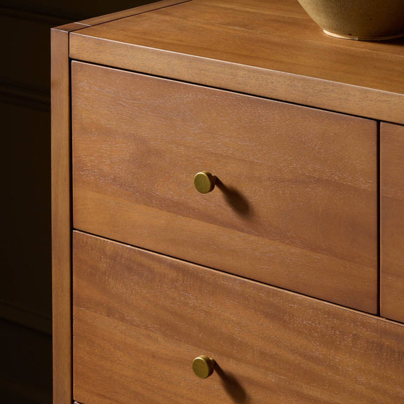 Sullivan 8 Drawer Dresser - Saddle Tan Veneer