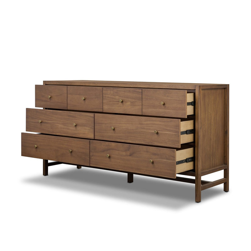 Sullivan 8 Drawer Dresser - Saddle Tan Veneer