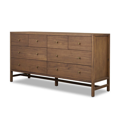 Sullivan 8 Drawer Dresser - Saddle Tan Veneer
