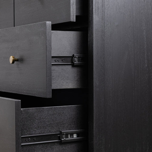 Sullivan 8 Drawer Dresser - Black Acacia Veneer