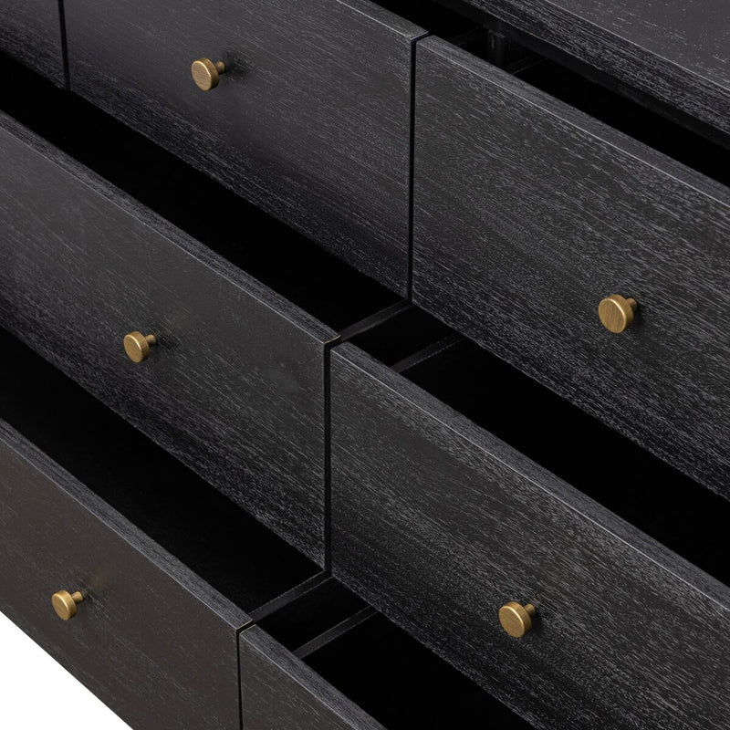 Sullivan 8 Drawer Dresser - Black Acacia Veneer