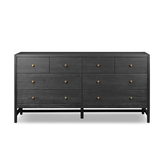 Sullivan 8 Drawer Dresser - Black Acacia Veneer
