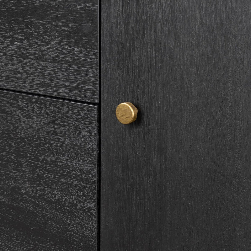 Sullivan Chest - Brushed Black Acacia Solid