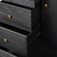 Sullivan Chest - Brushed Black Acacia Solid