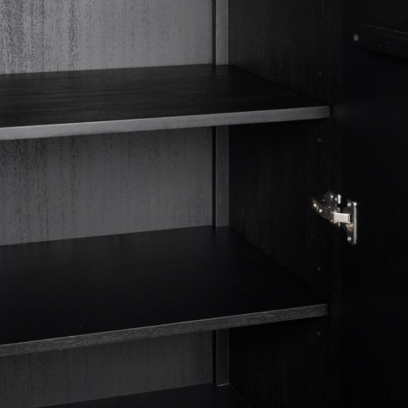 Sullivan Chest - Brushed Black Acacia Solid