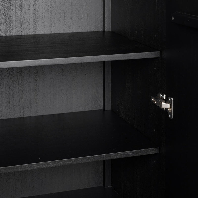 Sullivan Chest - Brushed Black Acacia Solid
