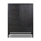 Sullivan Chest - Brushed Black Acacia Solid