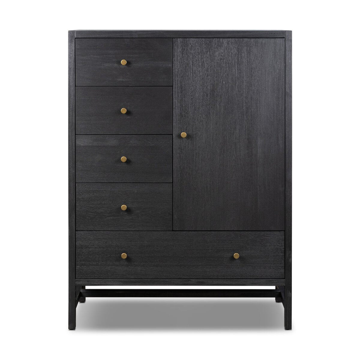 Sullivan Chest - Brushed Black Acacia Solid