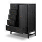 Sullivan Chest - Brushed Black Acacia Solid