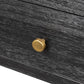Sullivan Small Nightstand - Brushed Black Acacia Solid