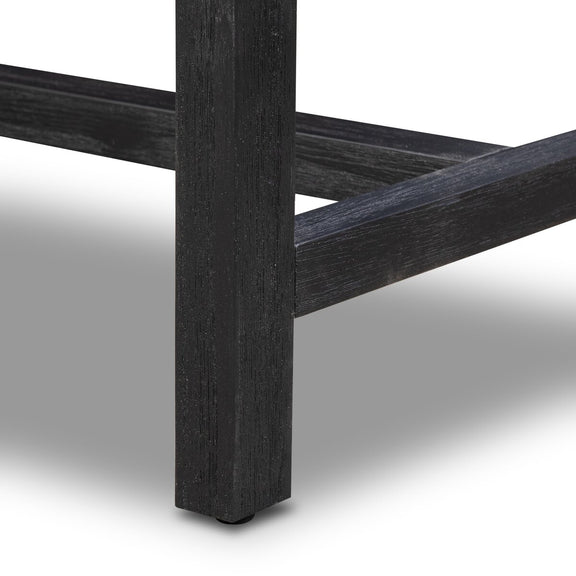Sullivan Small Nightstand - Brushed Black Acacia Solid